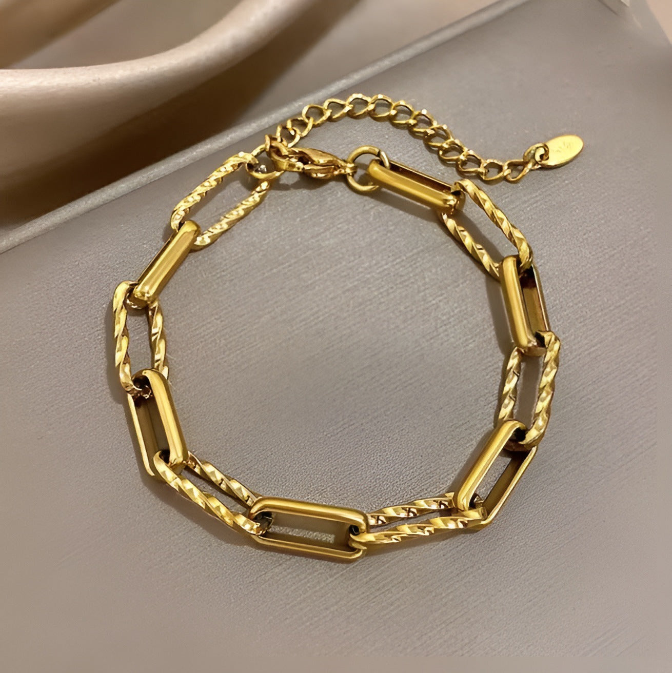PULSERA IMPOSANT MAILLON LORIELLE | ORO