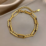 PULSERA IMPOSANT MAILLON LORIELLE | ORO