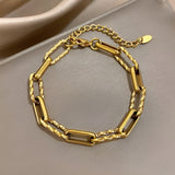 PULSERA IMPOSANT MAILLON LORIELLE | ORO