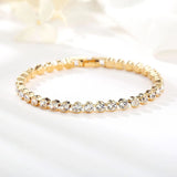 PULSERA REDONDO TAILLE TENIS | ORO