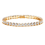 PULSERA REDONDO TAILLE TENIS | ORO