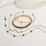 CONJUNTO DE PULSERAS | ORO