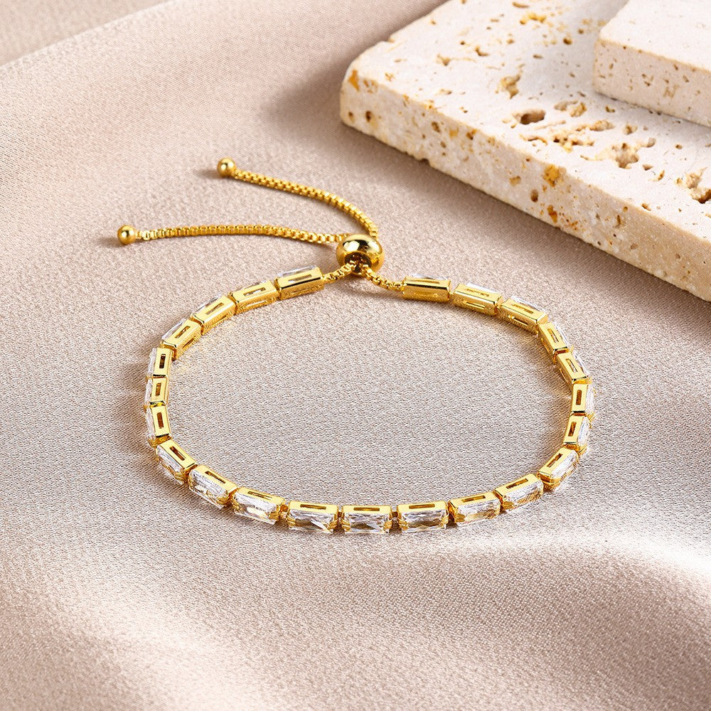 PULSERA HORIZON TENIS | ORO