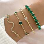 CONJUNTO DE PULSERAS | ORO
