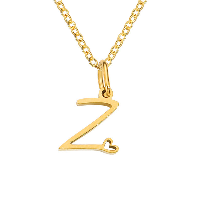 COLLAR CORAZÓN INITIALE | ORO