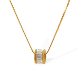 COLLAR ELYNA POLI BARILLET | ORO