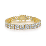 PULSERA DOUBLE RANG TENIS | ORO