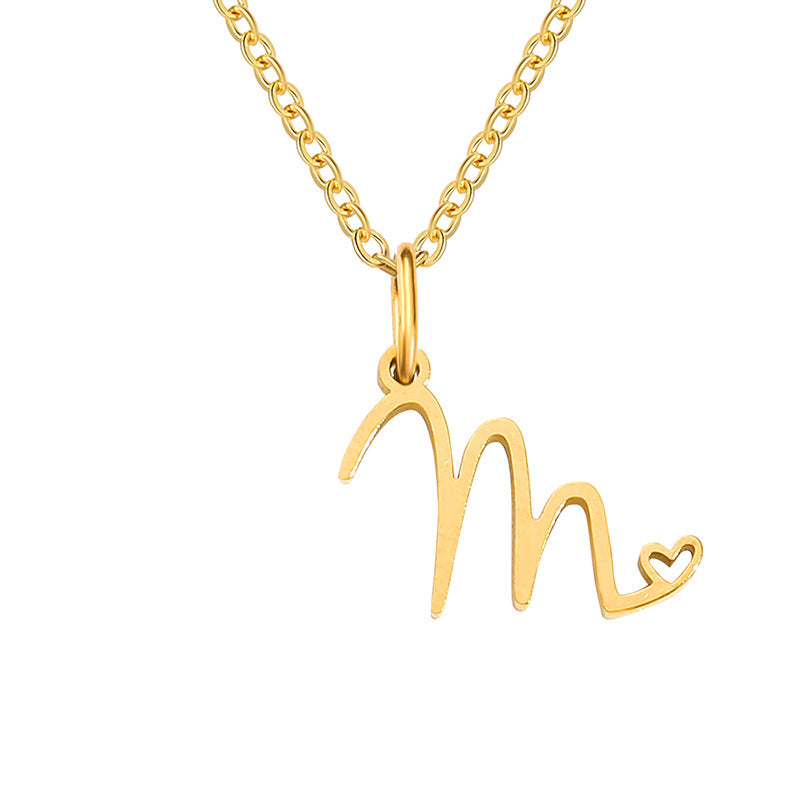 COLLAR CORAZÓN INITIALE | ORO