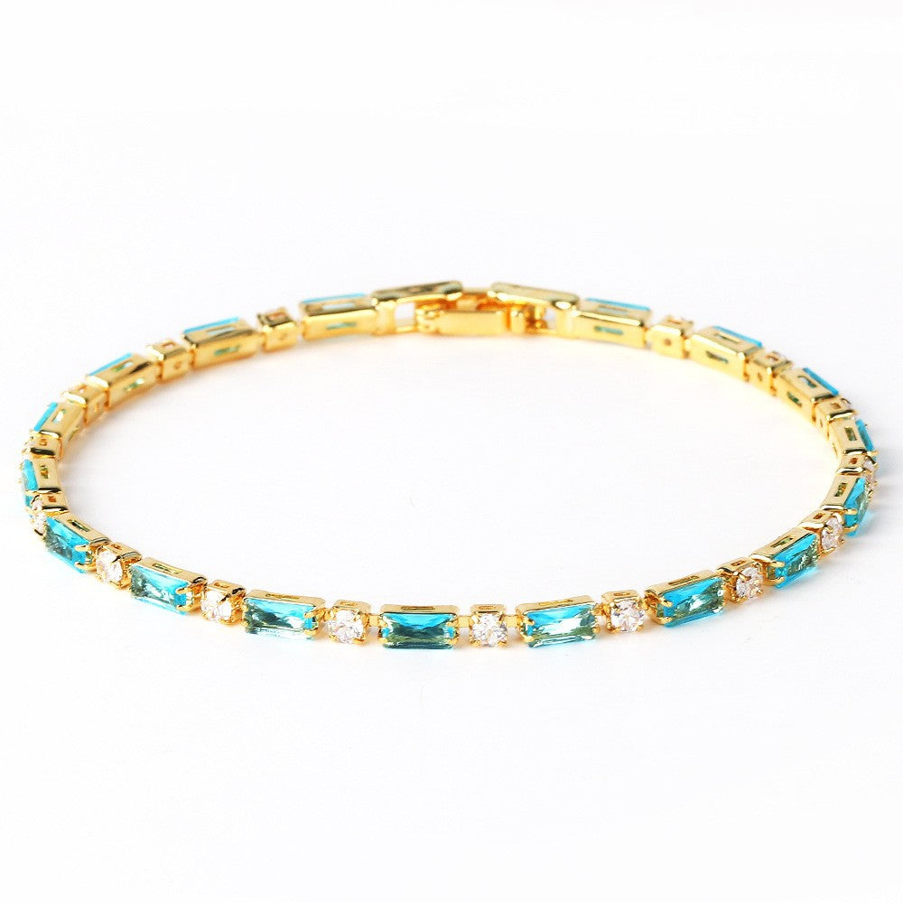 PULSERA INTEMPOREL ORO NATUREL TURQUESA