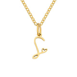 COLLAR CORAZÓN INITIALE | ORO