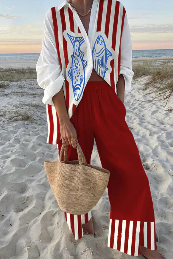 Conjunto Lino – Encanto Mediterráneo
