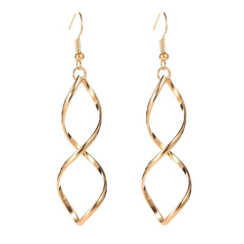 PENDIENTES SPIRALE COLGANTE | ORO