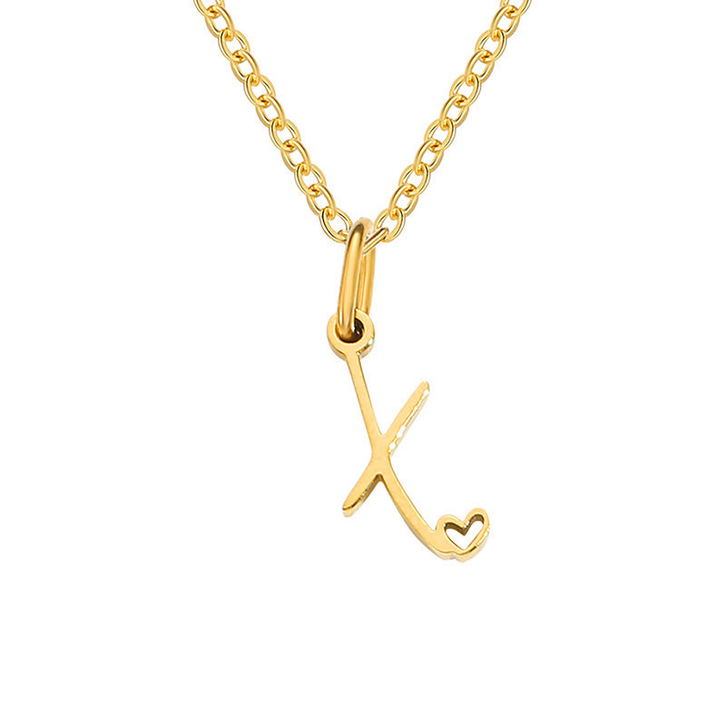 COLLAR CORAZÓN INITIALE | ORO