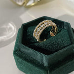 CONJUNTO ELODIE VANCE ANILLO | ORO