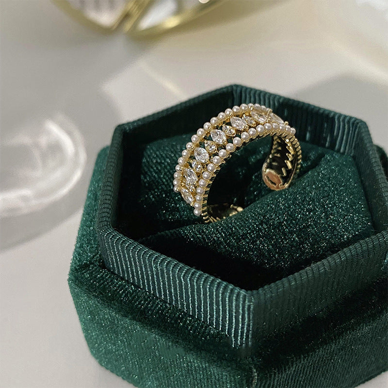 CONJUNTO ELODIE VANCE ANILLO | ORO