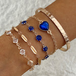 CONJUNTO AVELINE NORTHBLUE PULSERA | ORO