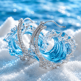 BOUCLES D'OREILLES ARGENTÉE