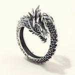 ANILLO VINTAGE PLATA DRAGON