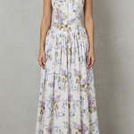 Parven – Sculpted corset bloom – Floral midi dress