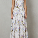 Parven – Sculpted corset bloom – Floral midi dress