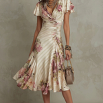 Rosavienne – Vintage satin romance – Midi dress