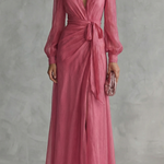 Rosénelle – Flowing chiffon elegance – Maxi dress