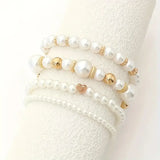PULSERA AUDACIEUX ORO ORNÉ PERLA APILABLE