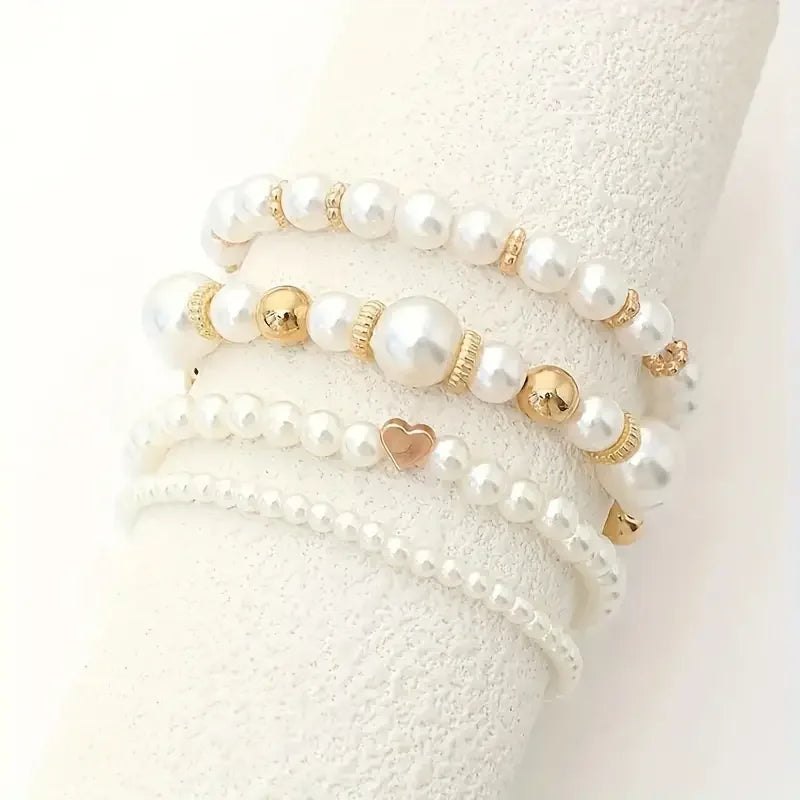 PULSERA AUDACIEUX ORO ORNÉ PERLA APILABLE