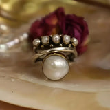 ANILLO CLÁSICO PERLA & PLATA MULTI-SORTIJAS