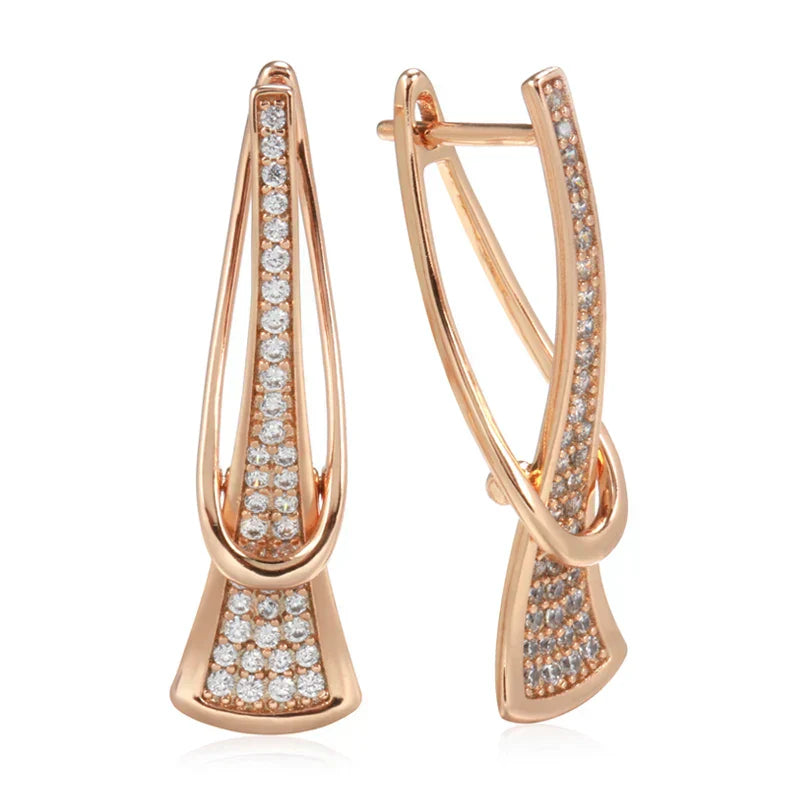 PENDIENTES RADIEUX RANGS CRISTAL | ORO