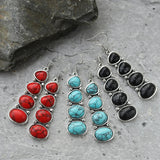 PENDIENTES VINTAGE TURQUESA IMPOSANT GOTA