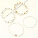 PULSERA AUDACIEUX ORO ORNÉ PERLA APILABLE