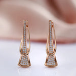PENDIENTES RADIEUX RANGS CRISTAL | ORO