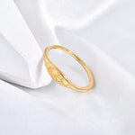 ANILLO VINTAGE PEQUEÑO CIRCONA ORO