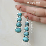 PENDIENTES VINTAGE TURQUESA IMPOSANT GOTA