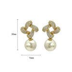 PENDIENTES CRISTAL MAILLON PERLA GOTA