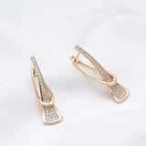 PENDIENTES RADIEUX RANGS CRISTAL | ORO