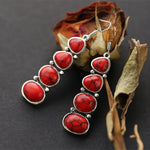 PENDIENTES VINTAGE TURQUESA IMPOSANT GOTA