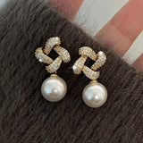 PENDIENTES CRISTAL MAILLON PERLA GOTA