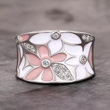 ANILLO VINTAGE FLOR CIRCONA