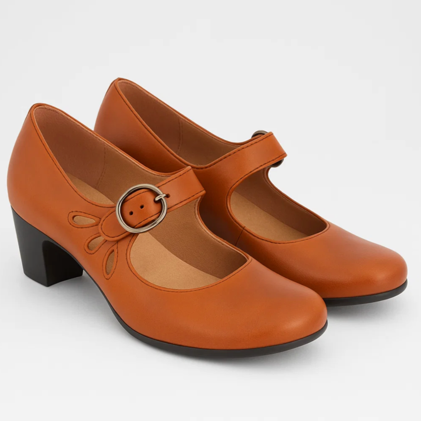 SANDALIAS DE CUERO CON TIRA Y CONFORT PREMIUM