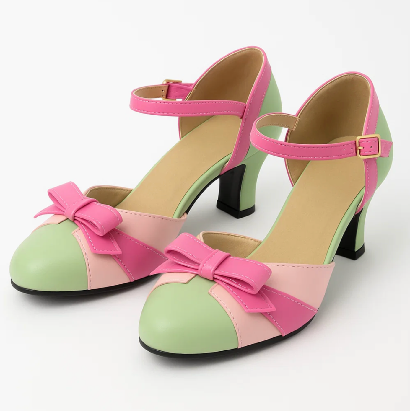 ZAPATOS DE TACÓN EN TONOS PASTEL CON ELEGANCIA SUTIL