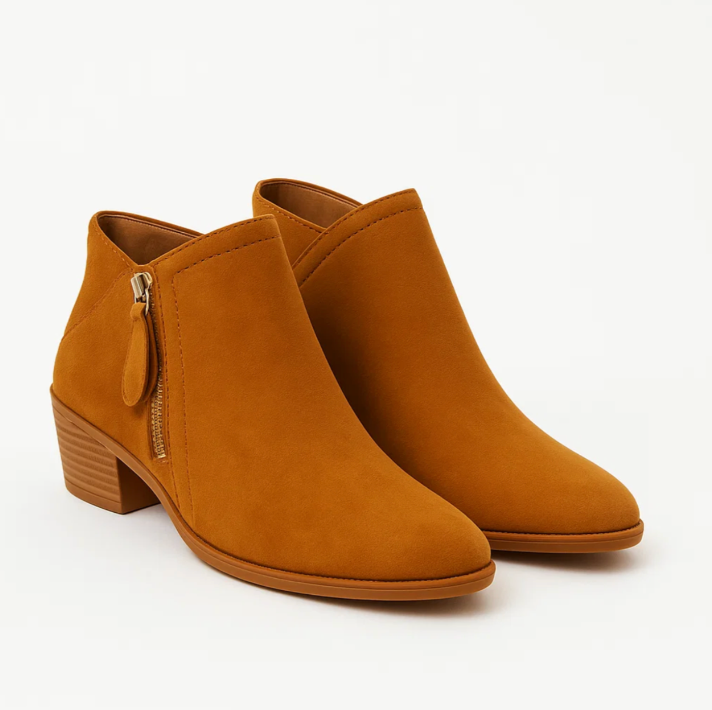 BOTINES FEMENINOS CON TACÓN MEDIO Y CONFORT