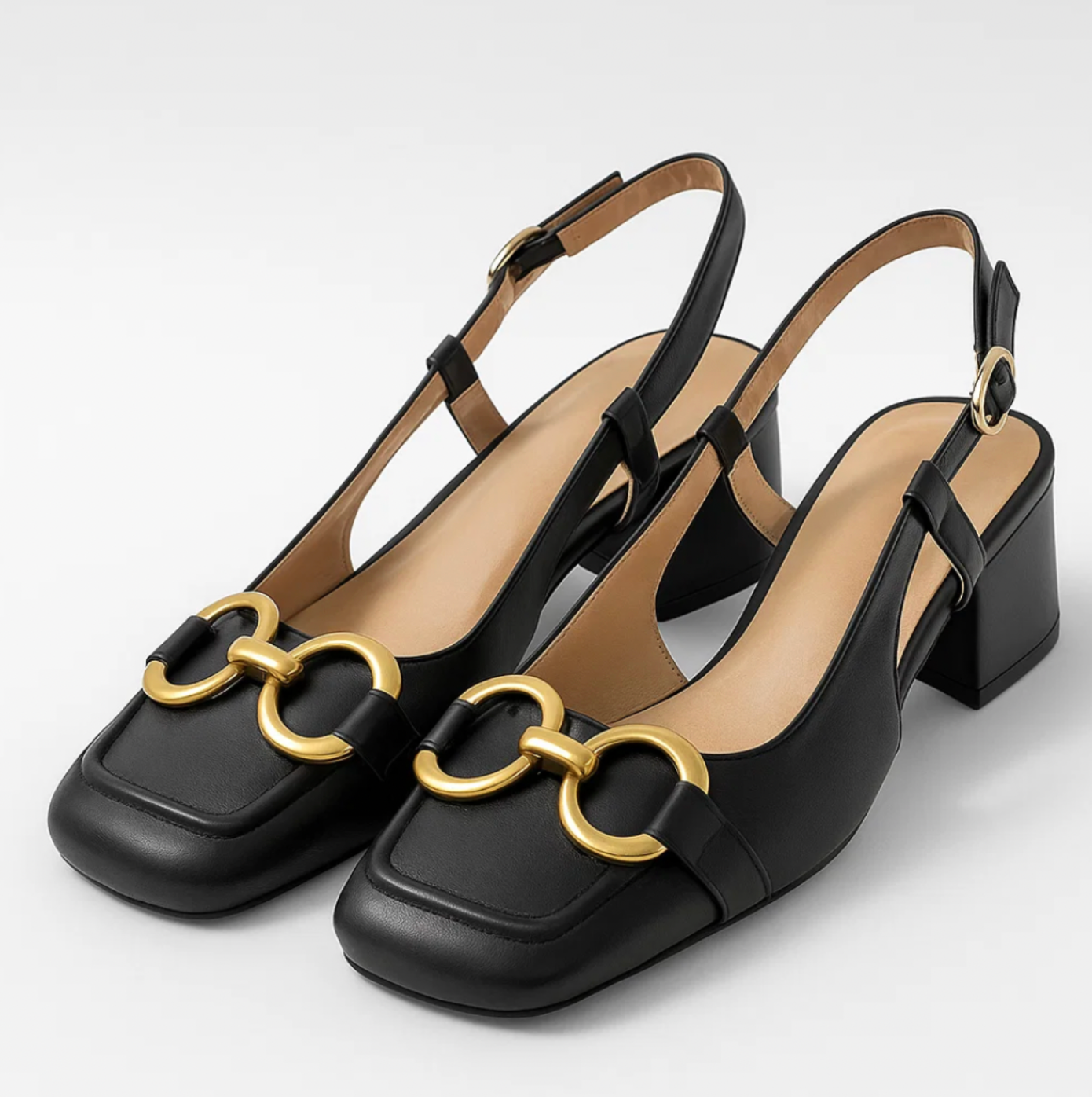 SALONES SLINGBACK ABIERTOS CON ELEGANCIA CONTEMPORÁNEA