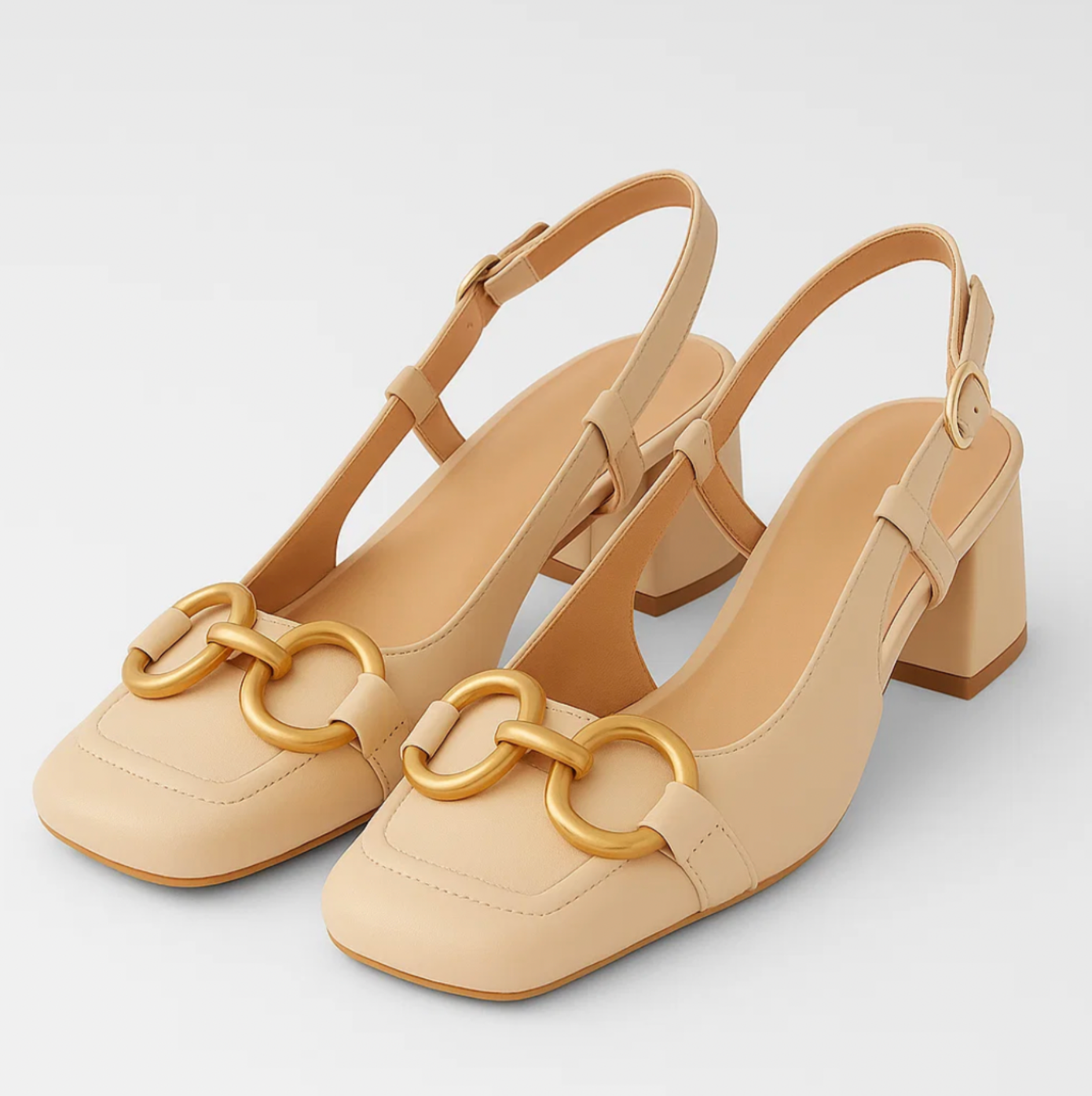 SALONES SLINGBACK ABIERTOS CON ELEGANCIA CONTEMPORÁNEA