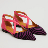 BAILARINAS CON ESTAMPADO DE CEBRA Y COMODIDAD