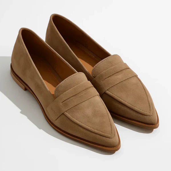MOCASINES FEMENINOS DE ANTE SUAVE