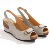 SANDALIAS FEMENINAS CÓMODAS CON TACÓN ESTABLE