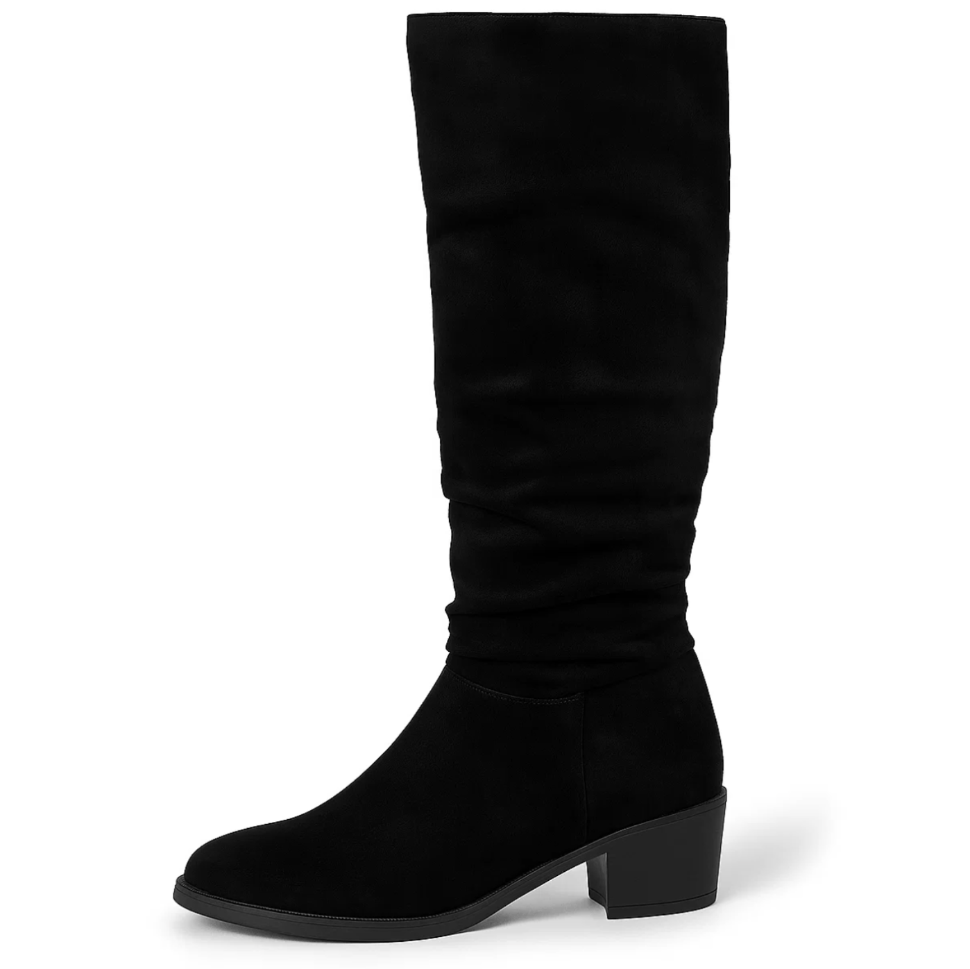BOTAS LARGAS FEMENINAS DE VELUDO CON DISEÑO ELEGANTE
