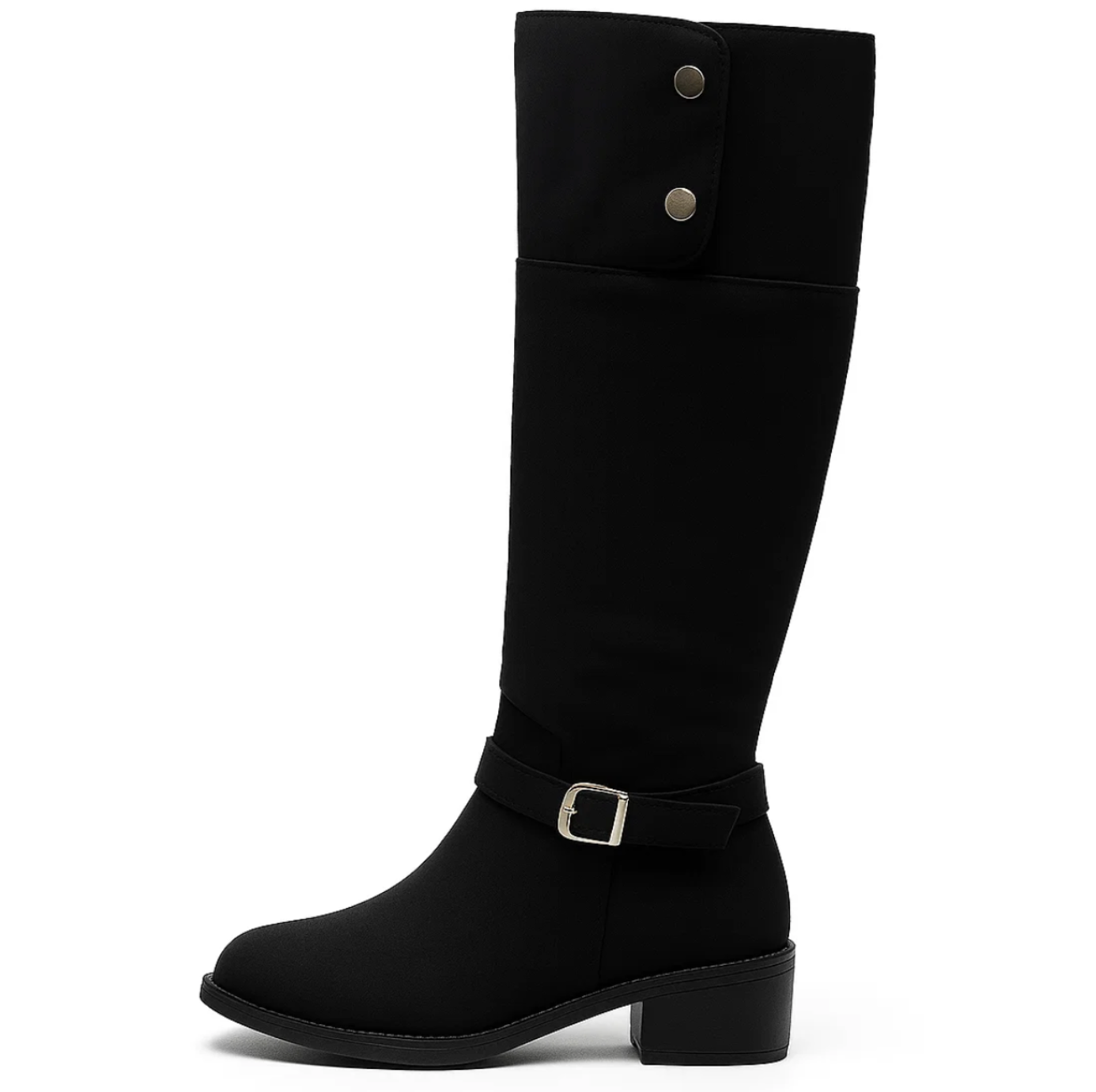 BOTAS FEMENINAS CON HEBILLA DE DISEÑO SOFISTICADO